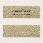 Entry Ticket - Gold Fab (Front & Back)