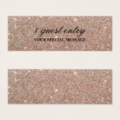 Entry Ticket - Rose Gold Fab (Front & Back)