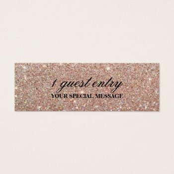 Entry Ticket - Rose Gold Fab by Evented at Zazzle