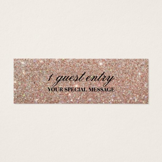 Entry Ticket - Rose Gold Fab (Front)