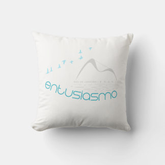 Entusiasmo | Portuguese Words Collection Throw Pillow