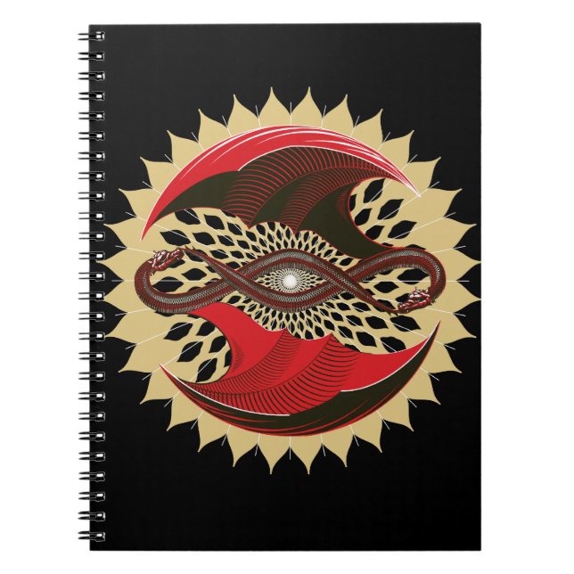 Entwined Dragons Notebook (Front)