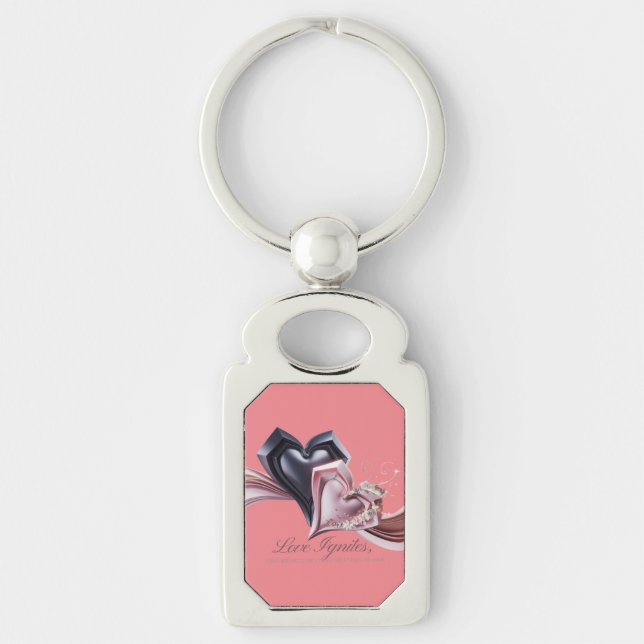 Entwined Hearts Keychain (Front)