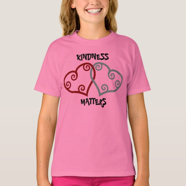 Entwined Hearts Kindness Matters T-Shirt (Front)