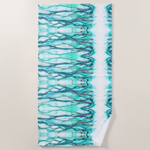 Entwined in the Line Beach Towel