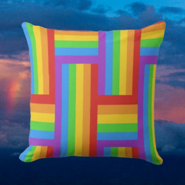 Entwined Pride Throw Pillow (Creator Uploaded)