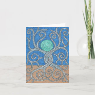 Entwined Trees Note Card