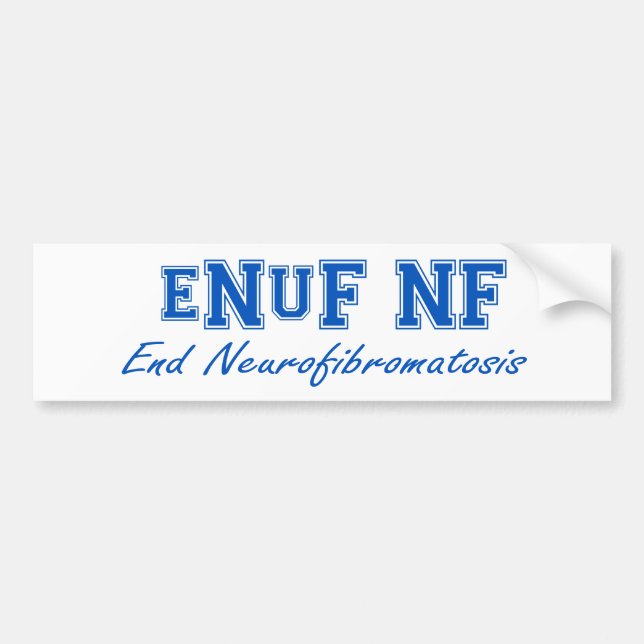 eNuF NF Bumper Sticker (Front)