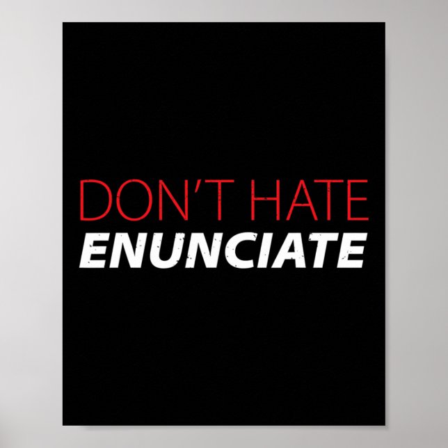 Enunciate Fun ASL Sign Language Lip Reading Deaf A (Front)