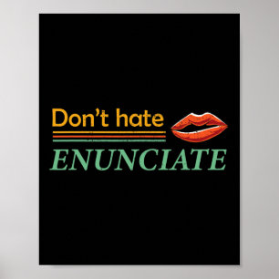 Enunciate Fun ASL Sign Language Lip Reading Deaf A
