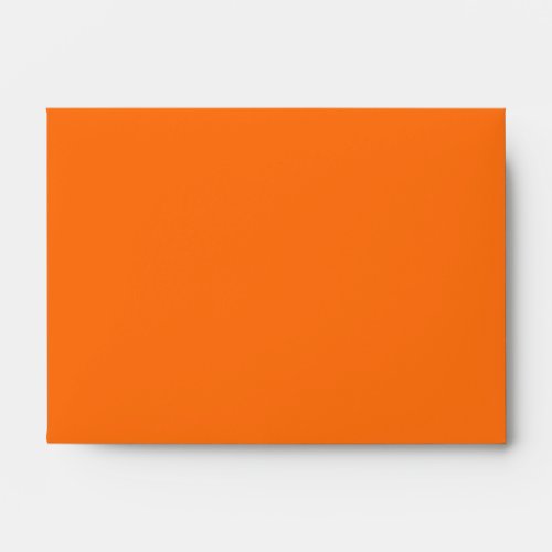 Envelope A6  Pumpkin Orange