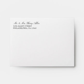Envelope | Basic 3x5 Wedding Invites |white