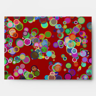 Envelope Colorful Bubbles
