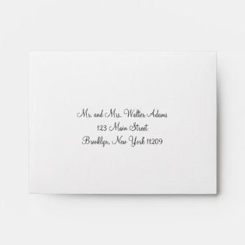 Envelope For Rsvp Card by PurplePaperInvites at Zazzle