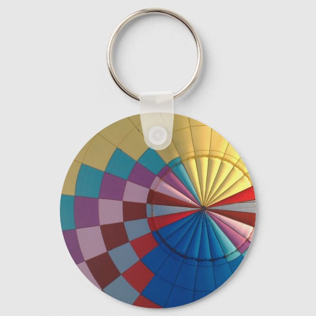 Envelope hot air balloon keychain (Front)