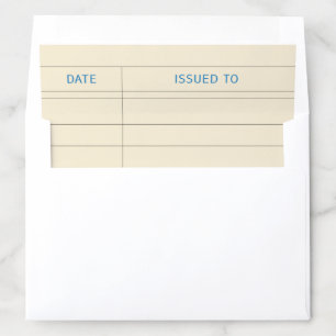 Envelope Liner "Baby Shower Build-a-Library"