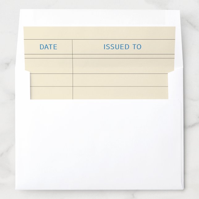 Envelope Liner "Baby Shower Build-a-Library" (In Envelope)