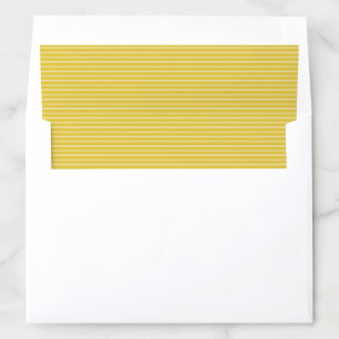 Envelope Liner "Baby Shower Gold Stripes"