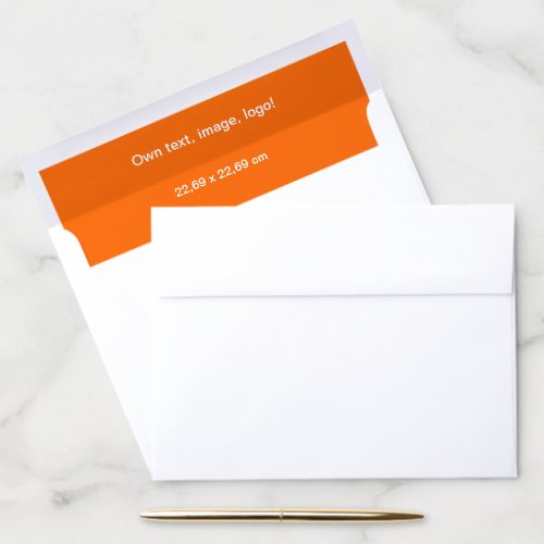 Envelope Liners A10 uni Orange