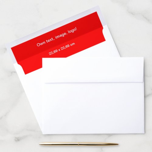 Envelope Liners A10 uni Red