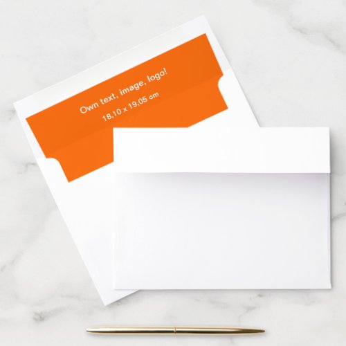 Envelope Liners A8 uni Orange