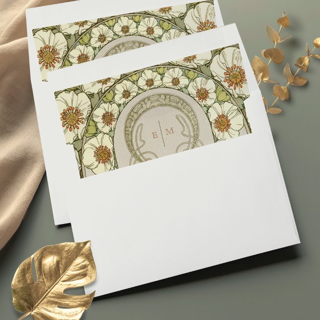 Envelope Liners Vintage Art Nouveau by Mucha (Creator Uploaded)