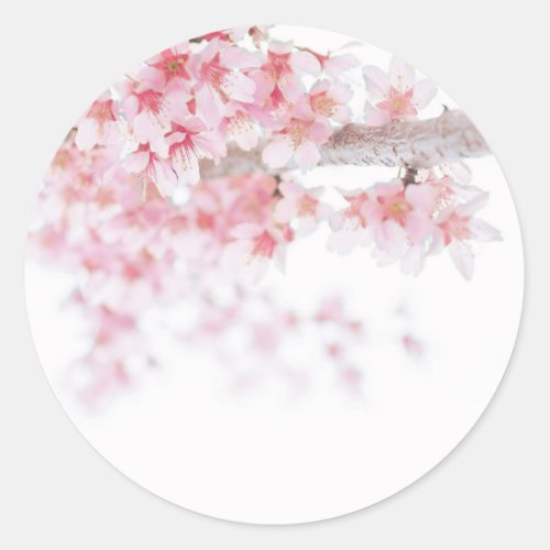 ENVELOPE SEAL STICKER  CHERRY BLOSSOM