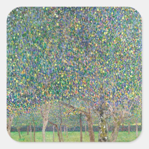 ENVELOPE SEAL STICKER  GUSTAV KLIMT  PEAR TREE