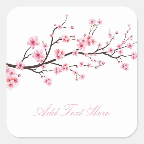 ENVELOPE SEAL STICKER  SAKURA BLOSSOMS