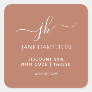 Envelope Sealer Discount Code Square Sticker