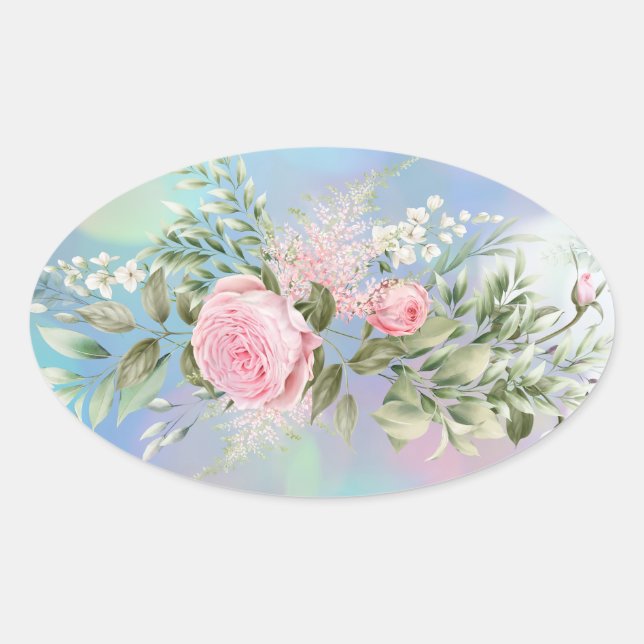 Envelope Seals Flower Stickers (Front)