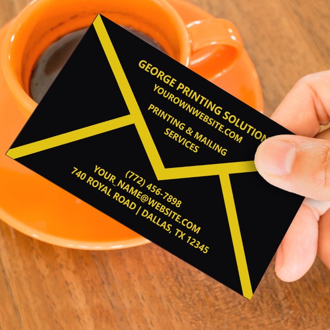 Envelope Shape Business Card Template (Creator Uploaded)