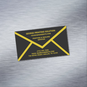 Envelope Shape Unique Business Card Magnet