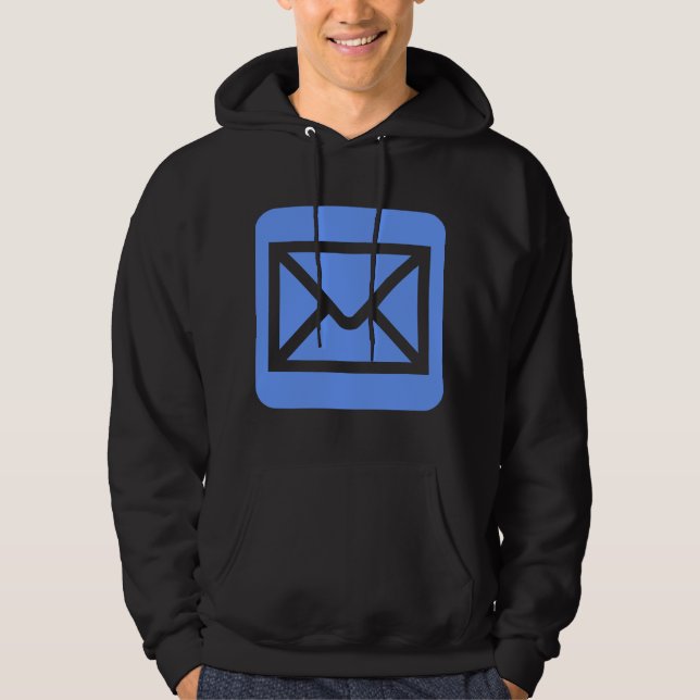 Envelope Sign - Baby Blue Hoodie (Front)