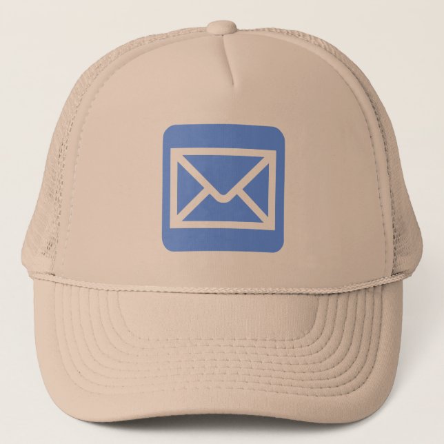 Envelope Sign - Baby Blue Trucker Hat (Front)