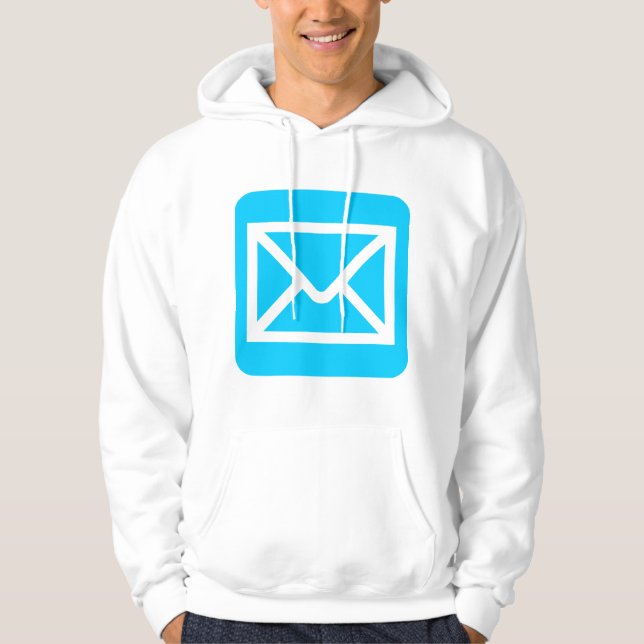 Envelope Sign - Sky Blue Hoodie (Front)