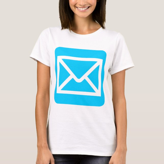 Envelope Sign - Sky Blue T-Shirt (Front)