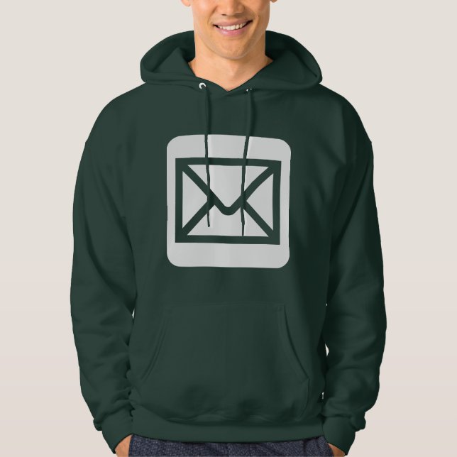 Envelope Sign - White Hoodie (Front)
