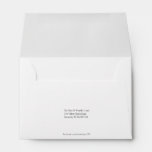 Envelope Size A6 White Return Address at Zazzle