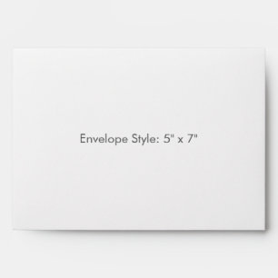 Envelope Style: 5" x 7" Paper Type: Basic Tint: No