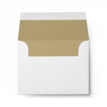 Envelope, Tan Liner RSVP Envelope