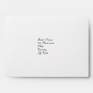 Envelope template "make your own"