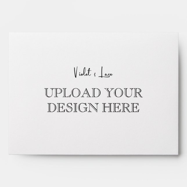 Envelopes For 5" by 7" Cards | Invitations Letters (Front)