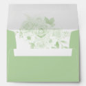 Envelopes for Green Roses Cards and Stationery
