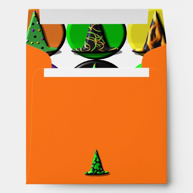 Envelopes - Halloween - Witch Hats (Back (Bottom))