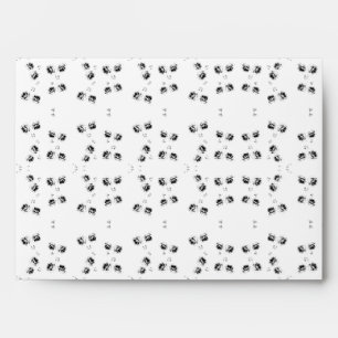 Envelopes Polka Dot, Colorful, Map, Custom