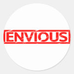 Envious Stamp Classic Round Sticker