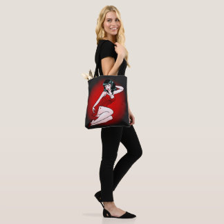 Enviro-Friendly Bag Pinup Girl Retro Tote Bag