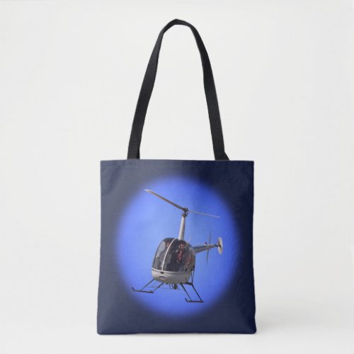 Enviro_Friendly Helicopter Gifts Tote Bags