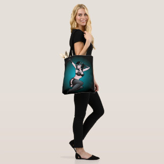 Enviro-Friendly Pinup Girl Bag 50s Retro Tote Bag